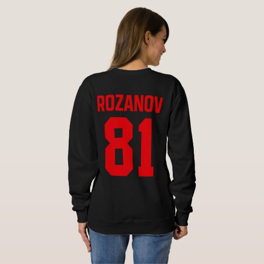 Ilya Rozanov 81 Boston Hockey Rivalry Trui (Achterkant volledig)