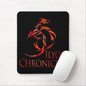 Ilyon Chronicles Red Dragon Mousepad Muismat (Met muis)