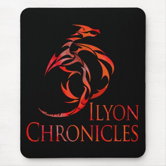 Ilyon Chronicles Red Dragon Mousepad Muismat (Voorkant)