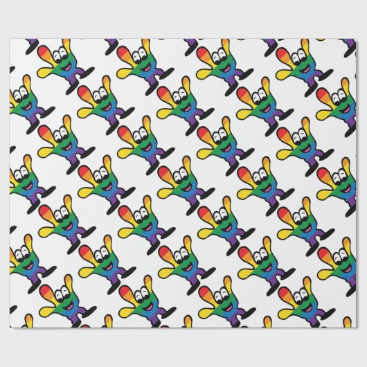 ILYrainbowFinal Cadeaupapier (Vlak)