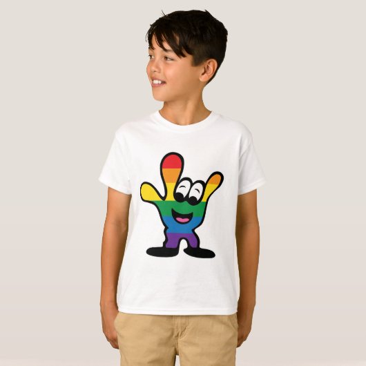 ILYrainbowFinal T-shirt (Voorkant volledig)
