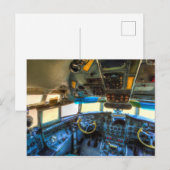 Ilyushin IL-18 Cockpit Briefkaart (Voorkant / Achterkant)