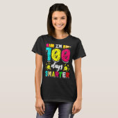I'm 100 Days Smarter Student 100th School Day Chal T-shirt (Voorkant volledig)