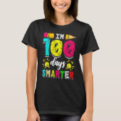 I'm 100 Days Smarter Student 100th School Day Chal T-shirt (Voorkant)