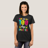 I'm 100 Days Smarter Student 100th School Day Chal T-shirt (Voorkant volledig)