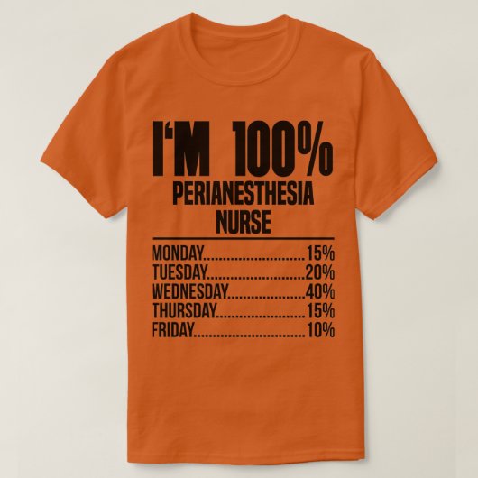 Im 100 Perianesthesieverpleegkundige T-shirt (Design voorkant)
