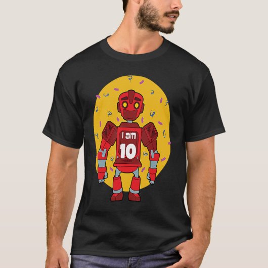 Im 10 Birthday ThMED Robot T-shirt (Voorkant)
