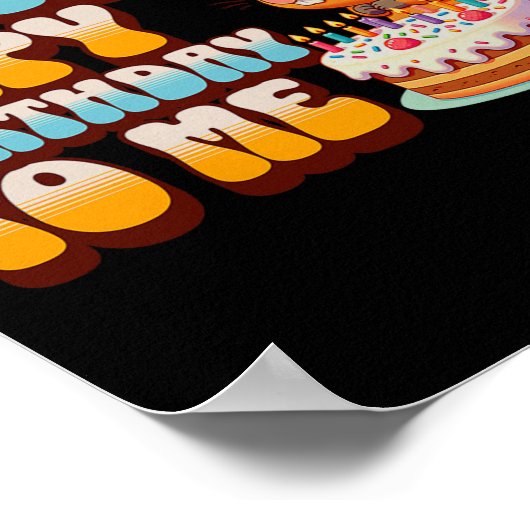 I'm 11 Capy Birthday To Me 11th Capybara Bday Part Poster (Hoek)