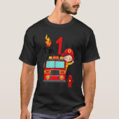 I'm 1st Birthday Boy Fire Engine Truck Toddler Fir T-shirt (Voorkant)