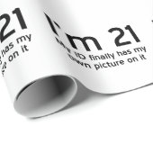 Im 21, mijn identiteitskaart heeft eindelijk mijn cadeaupapier (Rol Hoek)