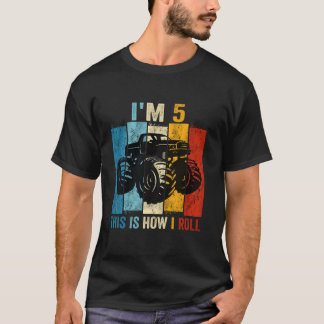 IM 5 Dit is hoe ik 5 jaar oud 5 verjaardag rol T-shirt