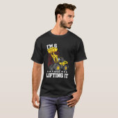 I'M 6 And Lifting It Construction Truck 6Th T-shirt (Voorkant volledig)