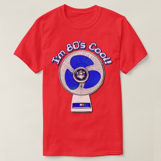 IM 80s Cool Retro Oscillerende Fan T-shirt (Design voorkant)