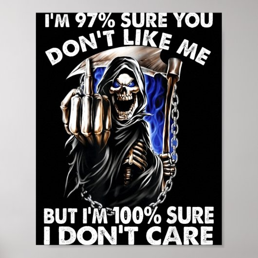 Im 97% Sure You Dont Like Me Poster (Voorkant)