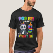 I'M 9 9Th Panda Unicorn Pop It T-shirt (Voorkant)