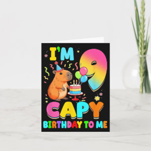 IM 9 jaar oud Capy Verjaardag voor mij 9e verjaard Kaart