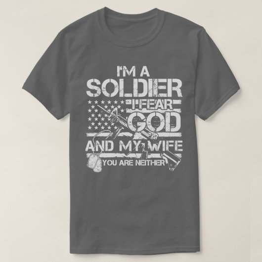 Im a a Soldaat T-shirt (Design voorkant)