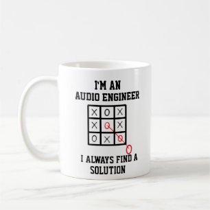 Im A Audio Engineer ik vind altijd een oplossing M Koffiemok