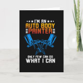 I'm A Auto Body Painter Kaart (Voorkant)