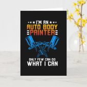 I'm A Auto Body Painter Kaart (Gele Bloem)