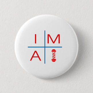 Im A Barber Ronde Button 5,7 Cm