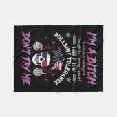 I'm A Beautiful Intelligent Thoughtful Caring Hone Fleece Deken (Voorkant (Horizontaal))