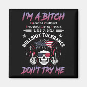 I'm A Beautiful Intelligent Thoughtful Caring Hone Magneet (Voorkant)