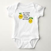 I'm A Biter - Twee Citroenen Romper (Voorkant)