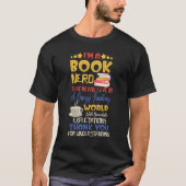 I'm a Book Nerd Book  Literature Crazy Fantasy Wor T-shirt (Voorkant)
