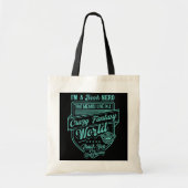 Im A Book Nerd Bookaholic Tote Bag (Voorkant)