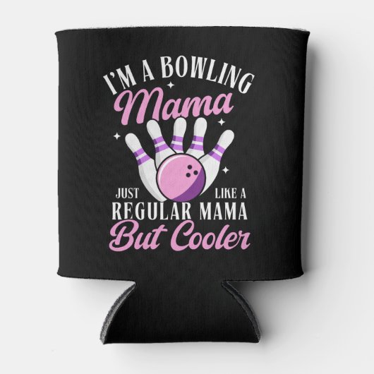 I'm a Bowling Mama, Fun Bowling Mom Blikjeskoeler (Voorkant)