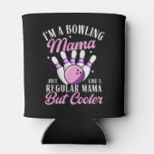 I'm a Bowling Mama, Fun Bowling Mom Blikjeskoeler (Achterkant)
