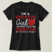 Im A Buckeye Girl Ohio State For Women T-shirt (Design voorkant)