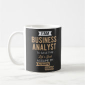 im a business analyst to save time koffiemok (Links)