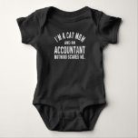 I'm A Cat Mom And An Accountant Funny Accounting Romper<br><div class="desc">- Thanks a lot for your business, please check out for other shirts available to buy together and save on shipping. Perfect For Gifts, To Purchase For Yourself. - WAT MIJ NODIG HEEFT!! Click CUSTOMIZE button to select the COLOR & SIZE you want. - This unisex funny t shirt fits...</div>