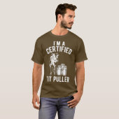 Im A Certified Tit Puller Funny Dairy Koe Gift T-shirt (Voorkant volledig)