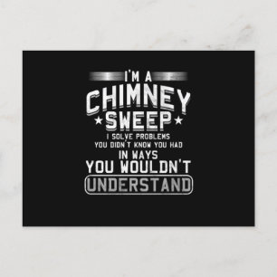 Im A Chimney Sweep Sweeper Sweep Clean Gift Briefkaart