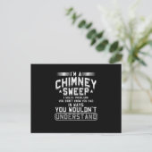 Im A Chimney Sweep Sweeper Sweep Clean Gift Briefkaart (Staand voorkant)