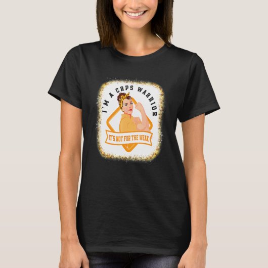 I'm A CRPS Warrior Fighter RSD CRPS Awareness Blea T-shirt (Voorkant)