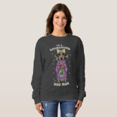 I'm a Dachshund Dog Mom - Purple Sweater  (Voorkant volledig)