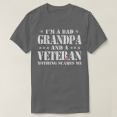I'm A Dad Grandpa Veteran Father's Day Men T-shirt (Design voorkant)