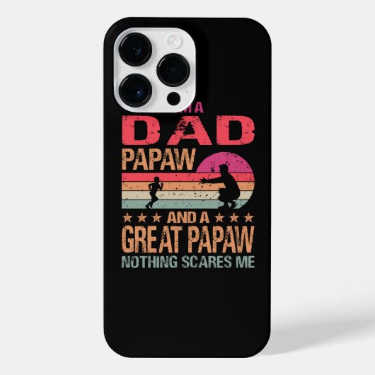 I'm A Dad Papaw And A Great Papaw Nothing Scares M iPhone Hoesje (Achterkant)