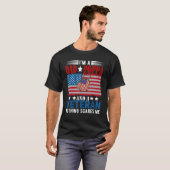 I'm a Dad Poppa And Veteran Nothing Scares Me Amer T-shirt (Voorkant volledig)
