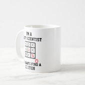 Im a Data Scientist, ik vind altijd een oplossing Koffiemok (Voorkant links)