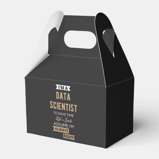 I'm A Data Scientist, To Save Time Let's Just Bedankdoosjes (Voorkant Zijde)