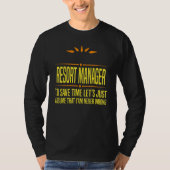 Im a Desk Resort Manager T-shirt (Voorkant)
