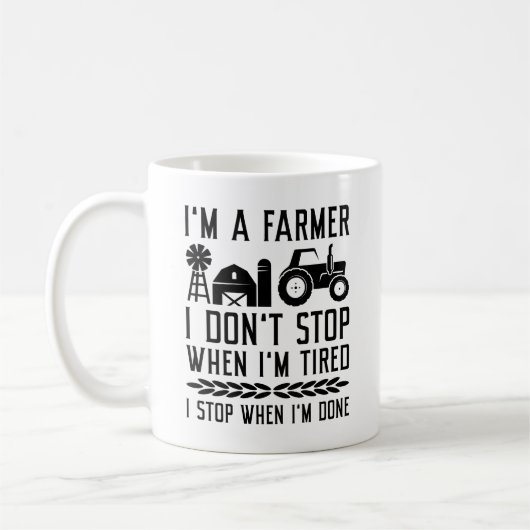 I'm A Farmer Koffiemok (Links)
