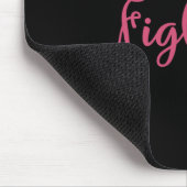 Im A Fighter Breast Cancer Awareness Muismat (Hoek)