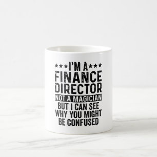 I'm A Finance Director Not A Magician Funny Koffiemok