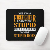 I'm A Firefighter I Can't Fix Stud Funny Firefight Muismat (Met muis)